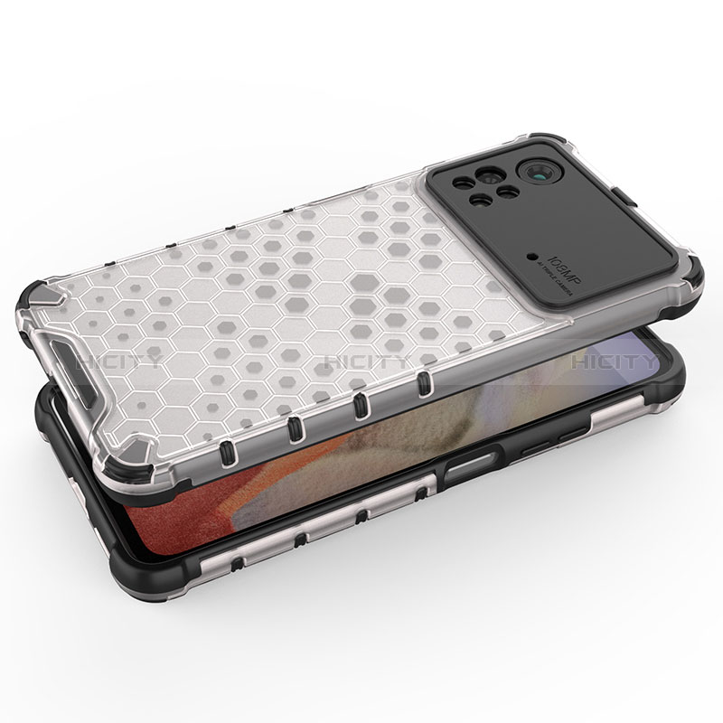 Custodia Silicone Trasparente Laterale 360 Gradi Cover AM1 per Xiaomi Redmi Note 11E Pro 5G