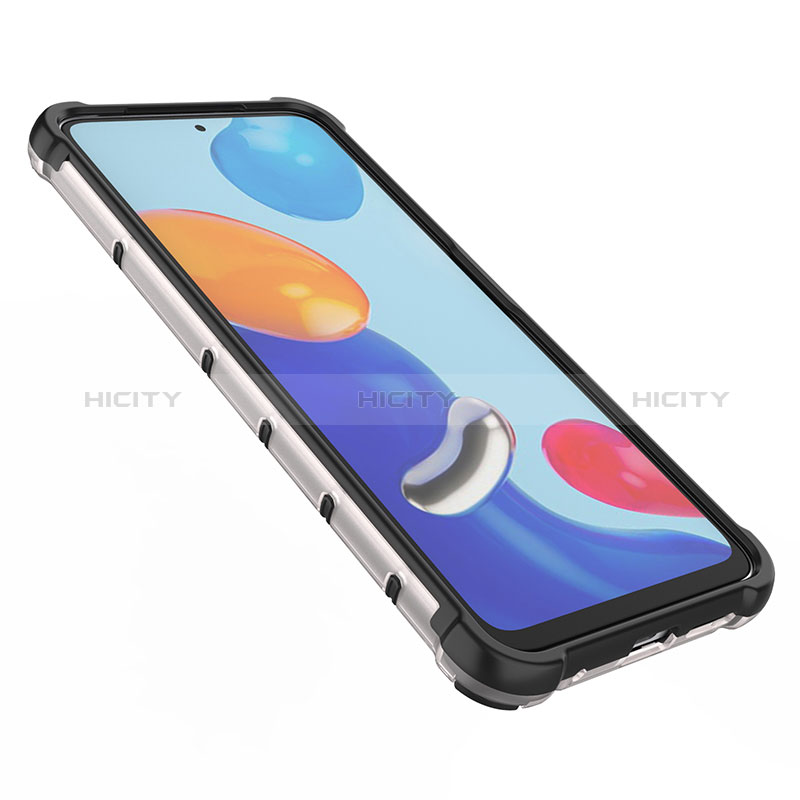 Custodia Silicone Trasparente Laterale 360 Gradi Cover AM1 per Xiaomi Redmi Note 11S 4G