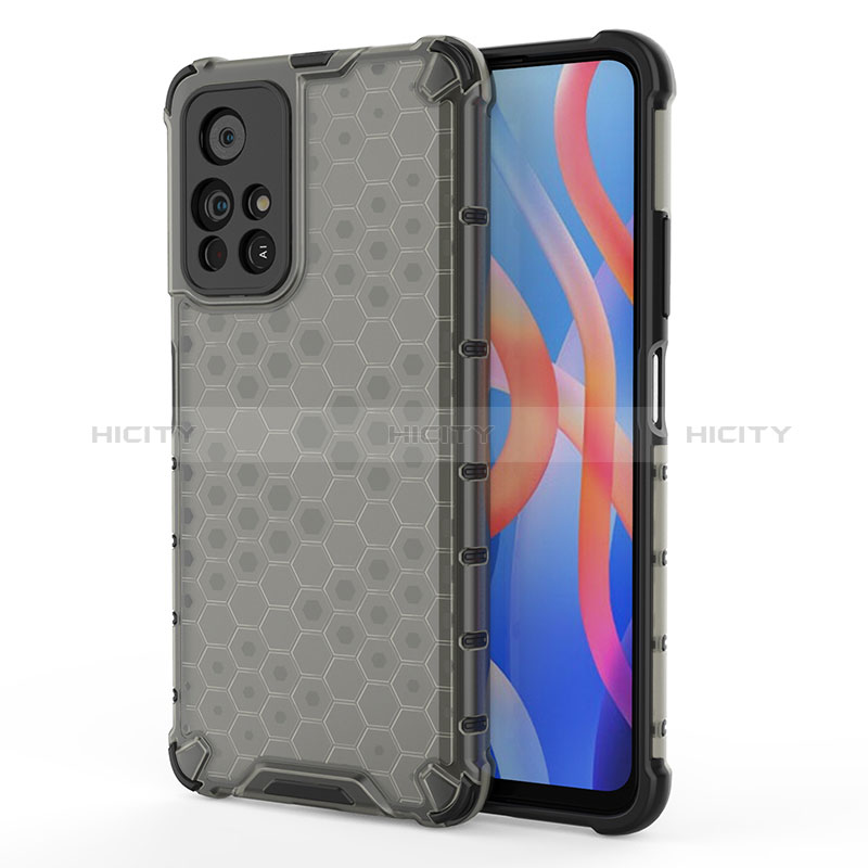 Custodia Silicone Trasparente Laterale 360 Gradi Cover AM1 per Xiaomi Redmi Note 11T 5G Nero