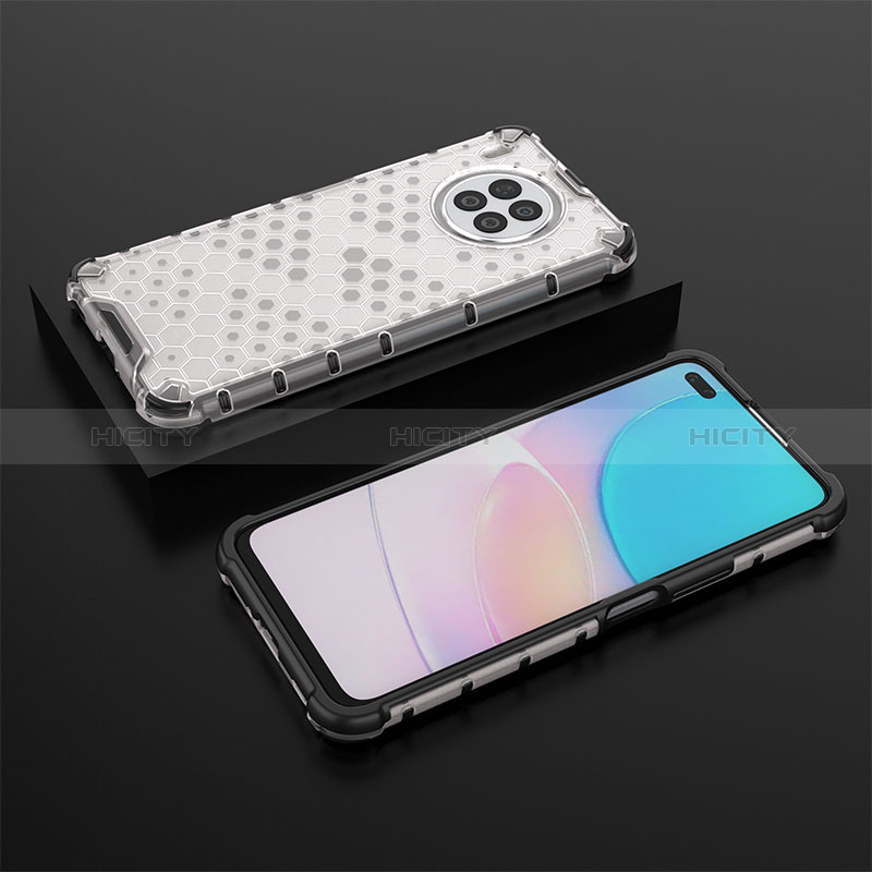 Custodia Silicone Trasparente Laterale 360 Gradi Cover AM2 per Huawei Honor 50 Lite