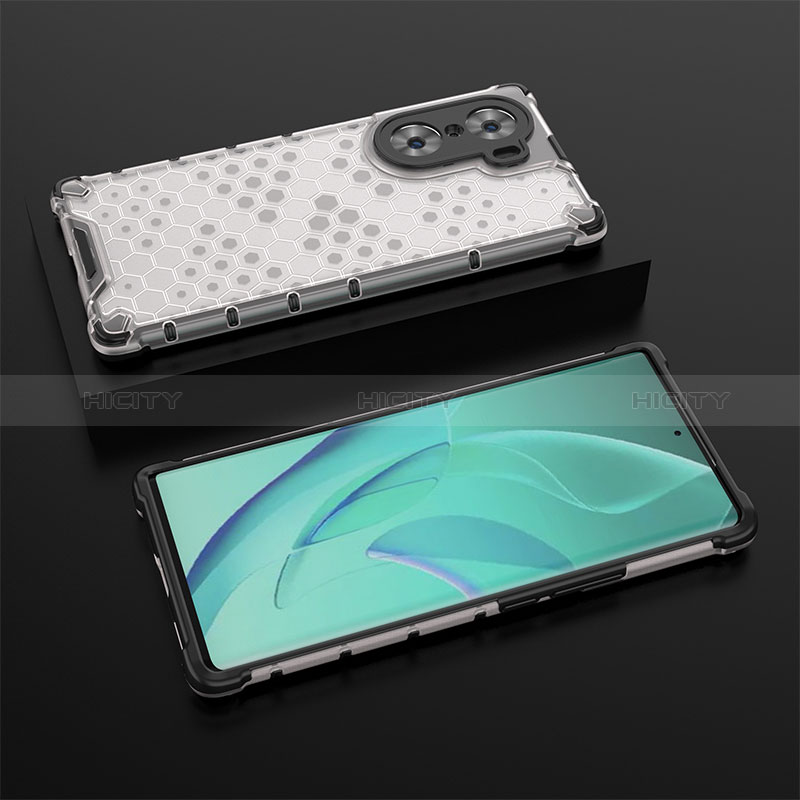 Custodia Silicone Trasparente Laterale 360 Gradi Cover AM2 per Huawei Honor 60 5G