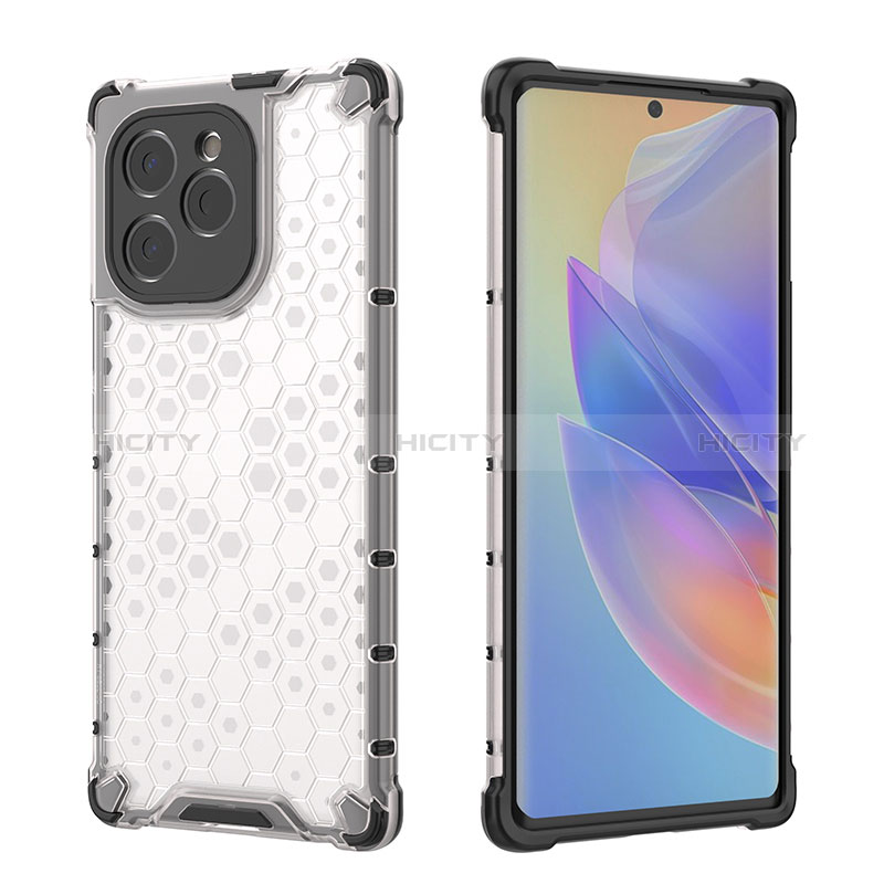 Custodia Silicone Trasparente Laterale 360 Gradi Cover AM2 per Huawei Honor 60 SE 5G