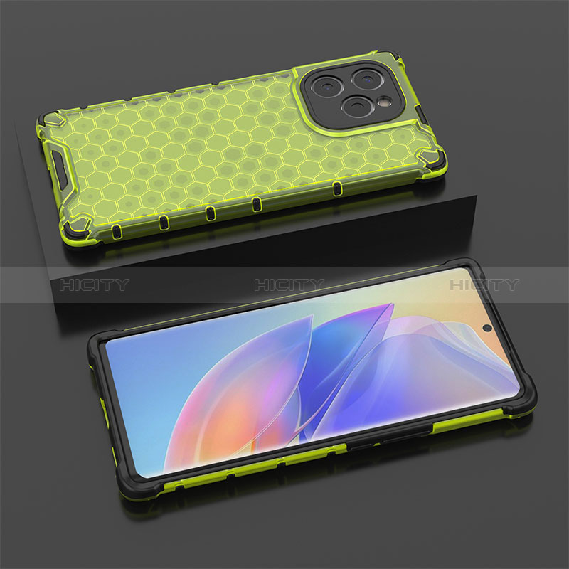 Custodia Silicone Trasparente Laterale 360 Gradi Cover AM2 per Huawei Honor 60 SE 5G