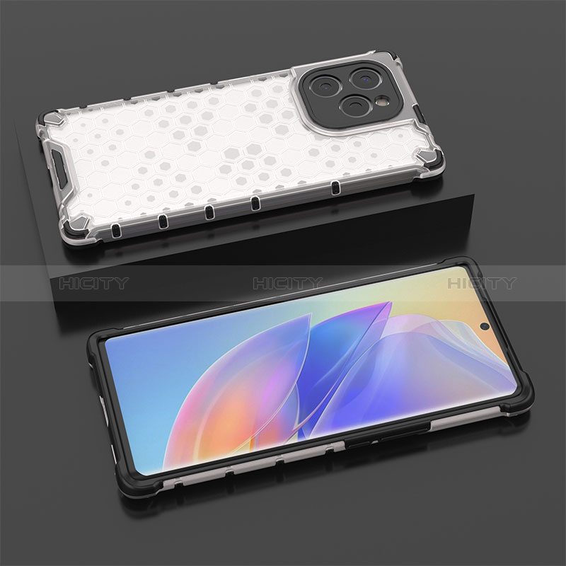 Custodia Silicone Trasparente Laterale 360 Gradi Cover AM2 per Huawei Honor 60 SE 5G