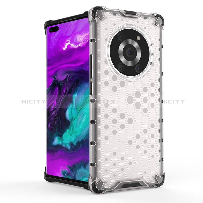 Custodia Silicone Trasparente Laterale 360 Gradi Cover AM2 per Huawei Honor Magic3 Pro 5G