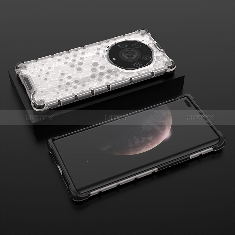 Custodia Silicone Trasparente Laterale 360 Gradi Cover AM2 per Huawei Honor Magic3 Pro+ Plus 5G