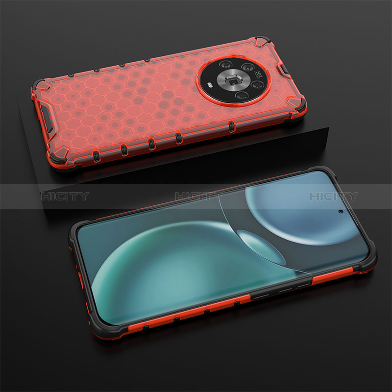 Custodia Silicone Trasparente Laterale 360 Gradi Cover AM2 per Huawei Honor Magic4 5G