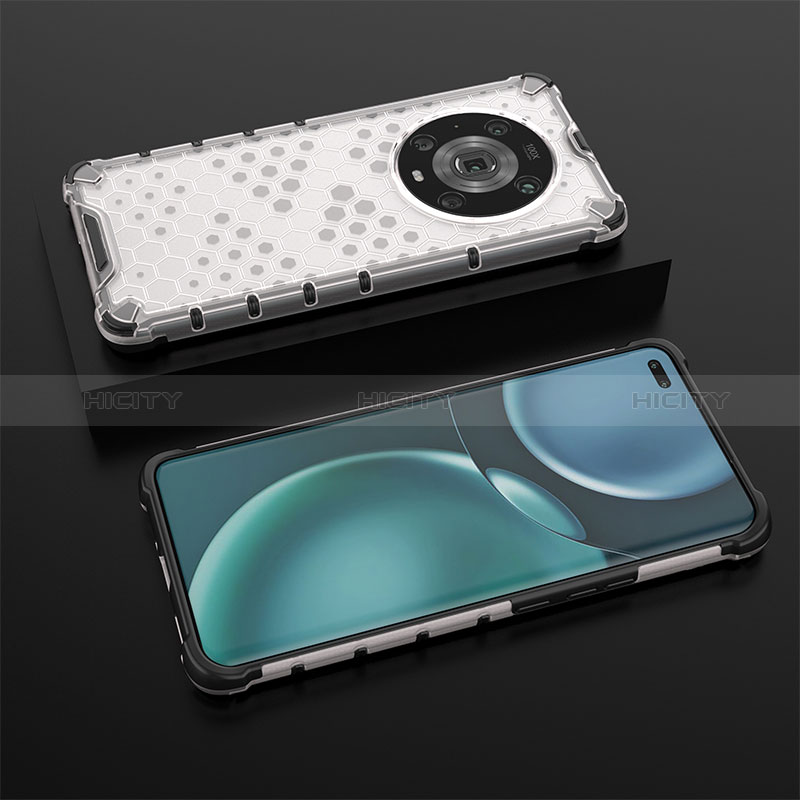 Custodia Silicone Trasparente Laterale 360 Gradi Cover AM2 per Huawei Honor Magic4 Pro 5G