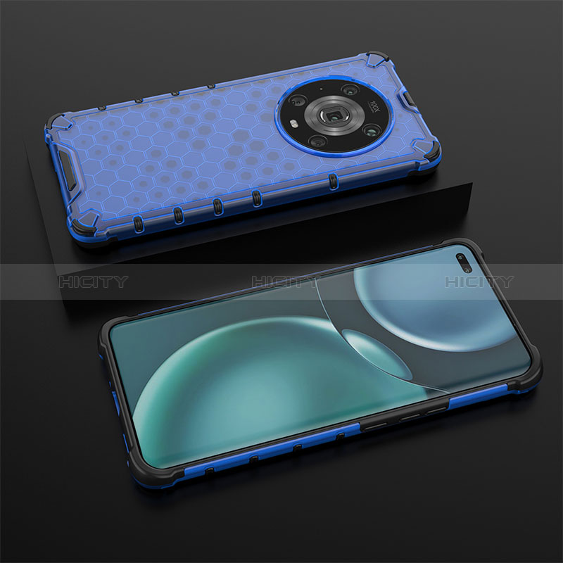 Custodia Silicone Trasparente Laterale 360 Gradi Cover AM2 per Huawei Honor Magic4 Pro 5G