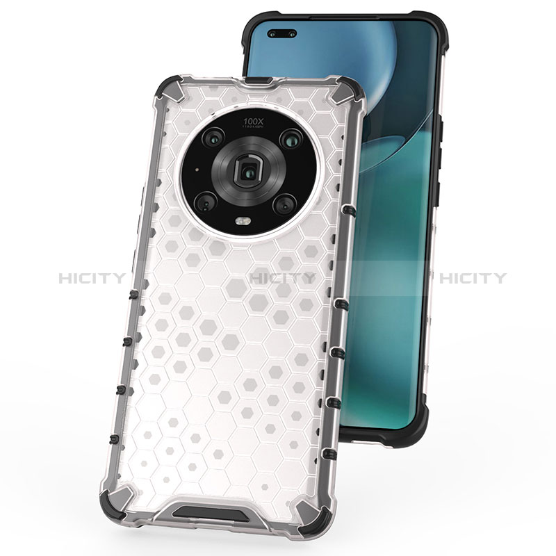 Custodia Silicone Trasparente Laterale 360 Gradi Cover AM2 per Huawei Honor Magic4 Pro 5G