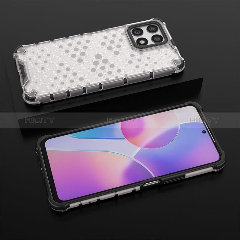 Custodia Silicone Trasparente Laterale 360 Gradi Cover AM2 per Huawei Honor X30i