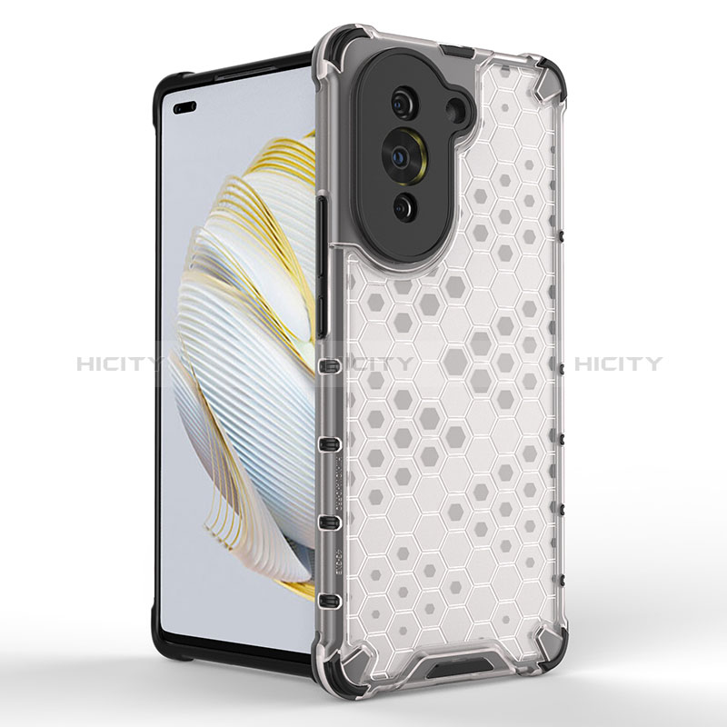 Custodia Silicone Trasparente Laterale 360 Gradi Cover AM2 per Huawei Nova 10 Pro