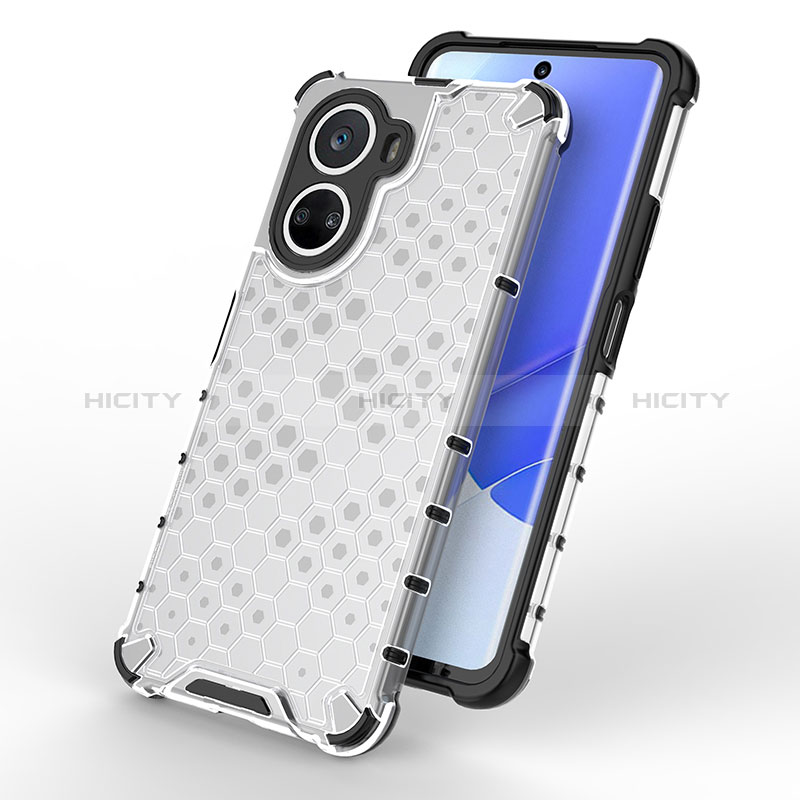 Custodia Silicone Trasparente Laterale 360 Gradi Cover AM2 per Huawei Nova 10 SE