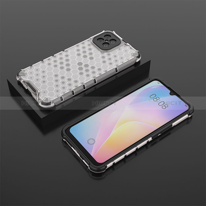 Custodia Silicone Trasparente Laterale 360 Gradi Cover AM2 per Huawei Nova 8 SE 4G