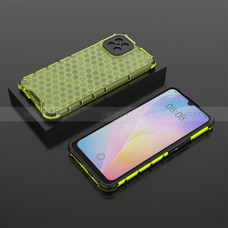 Custodia Silicone Trasparente Laterale 360 Gradi Cover AM2 per Huawei Nova 8 SE 4G