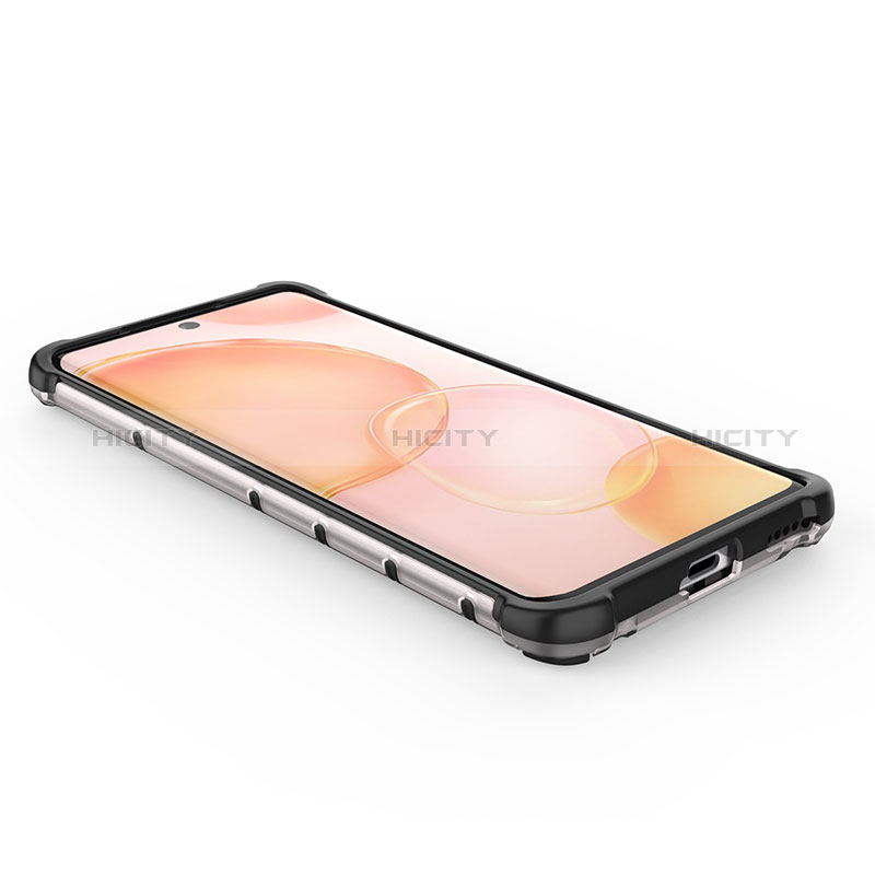 Custodia Silicone Trasparente Laterale 360 Gradi Cover AM2 per Huawei Nova 9