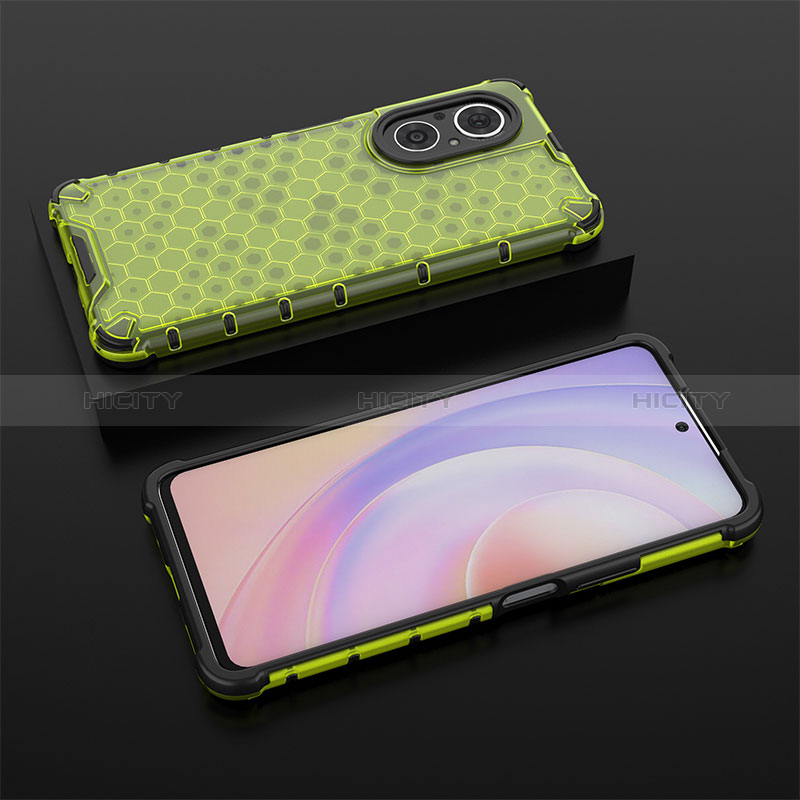 Custodia Silicone Trasparente Laterale 360 Gradi Cover AM2 per Huawei Nova 9 SE