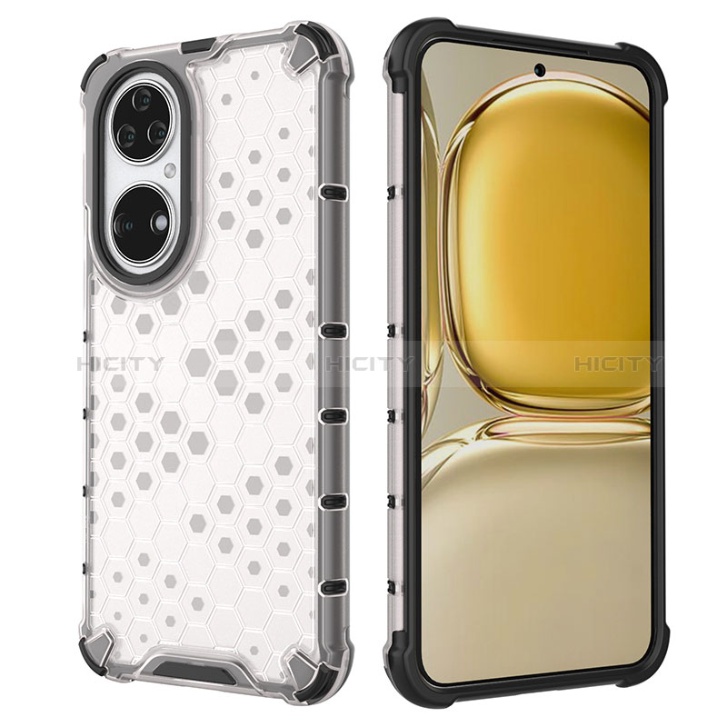 Custodia Silicone Trasparente Laterale 360 Gradi Cover AM2 per Huawei P50e