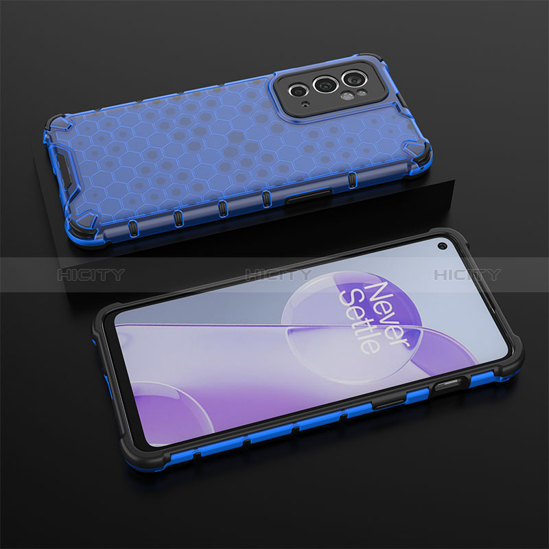 Custodia Silicone Trasparente Laterale 360 Gradi Cover AM2 per OnePlus 9RT 5G