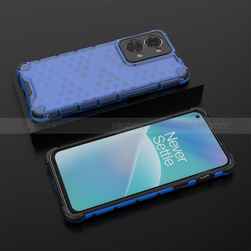 Custodia Silicone Trasparente Laterale 360 Gradi Cover AM2 per OnePlus Nord 2T 5G