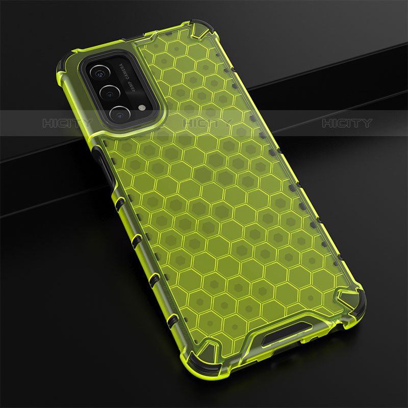 Custodia Silicone Trasparente Laterale 360 Gradi Cover AM2 per Oppo A93 5G Verde