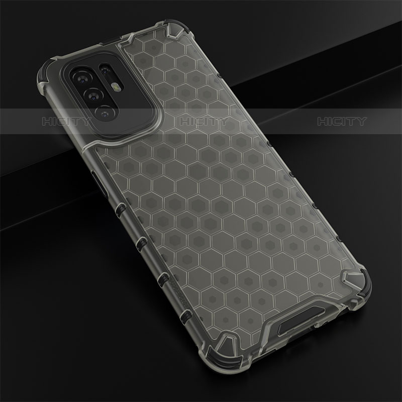 Custodia Silicone Trasparente Laterale 360 Gradi Cover AM2 per Oppo A95 5G