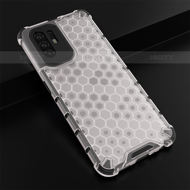 Custodia Silicone Trasparente Laterale 360 Gradi Cover AM2 per Oppo A95 5G