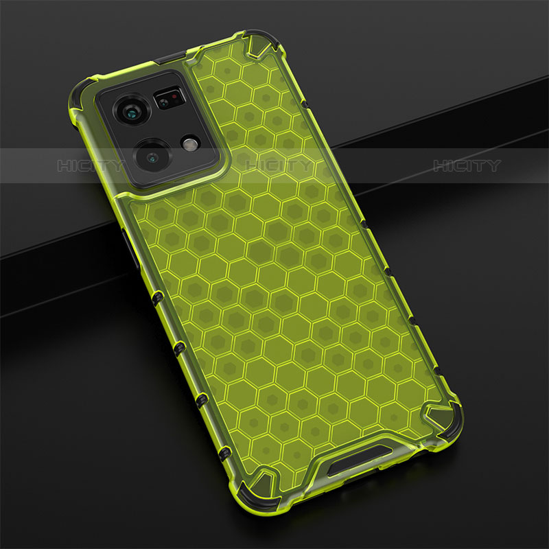 Custodia Silicone Trasparente Laterale 360 Gradi Cover AM2 per Oppo F21s Pro 4G Verde