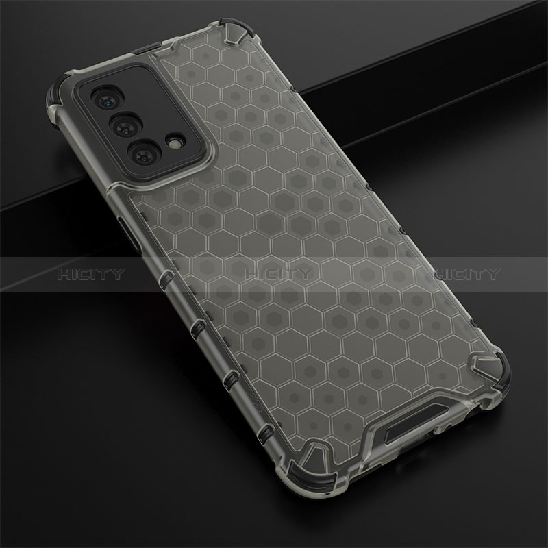 Custodia Silicone Trasparente Laterale 360 Gradi Cover AM2 per Oppo K9 5G Nero