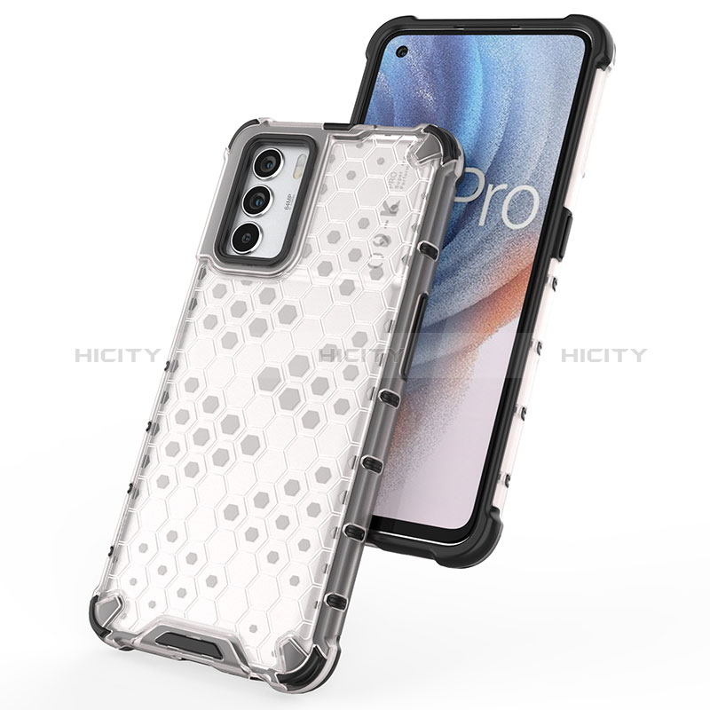 Custodia Silicone Trasparente Laterale 360 Gradi Cover AM2 per Oppo K9 Pro 5G