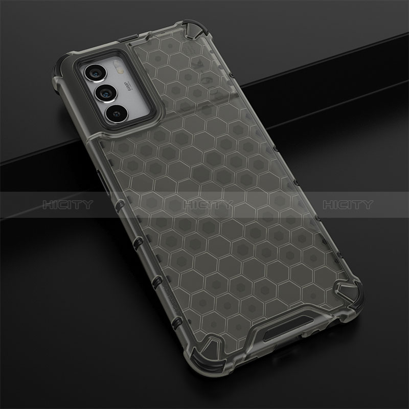 Custodia Silicone Trasparente Laterale 360 Gradi Cover AM2 per Oppo K9 Pro 5G Nero