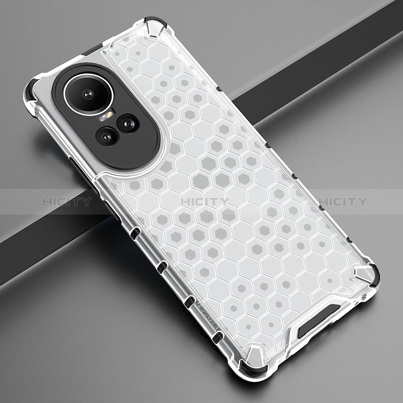 Custodia Silicone Trasparente Laterale 360 Gradi Cover AM2 per Oppo Reno10 Pro 5G