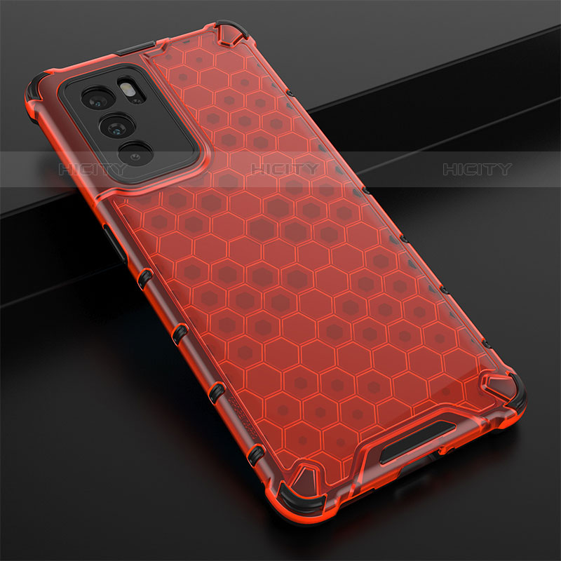 Custodia Silicone Trasparente Laterale 360 Gradi Cover AM2 per Oppo Reno6 Pro 5G India