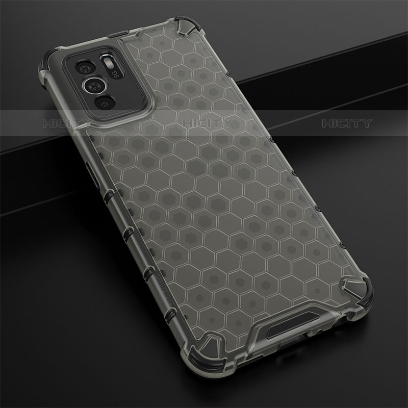 Custodia Silicone Trasparente Laterale 360 Gradi Cover AM2 per Oppo Reno6 Z 5G