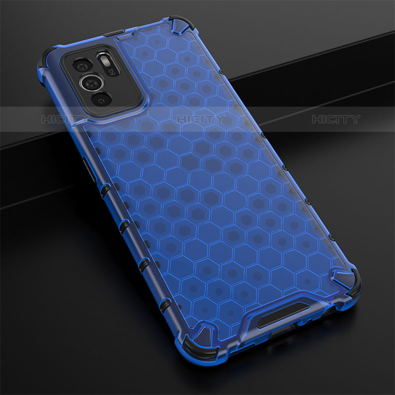 Custodia Silicone Trasparente Laterale 360 Gradi Cover AM2 per Oppo Reno6 Z 5G