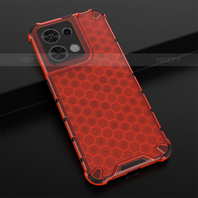 Custodia Silicone Trasparente Laterale 360 Gradi Cover AM2 per Oppo Reno8 5G