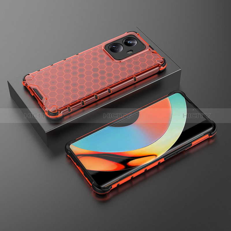 Custodia Silicone Trasparente Laterale 360 Gradi Cover AM2 per Realme 10 Pro+ Plus 5G