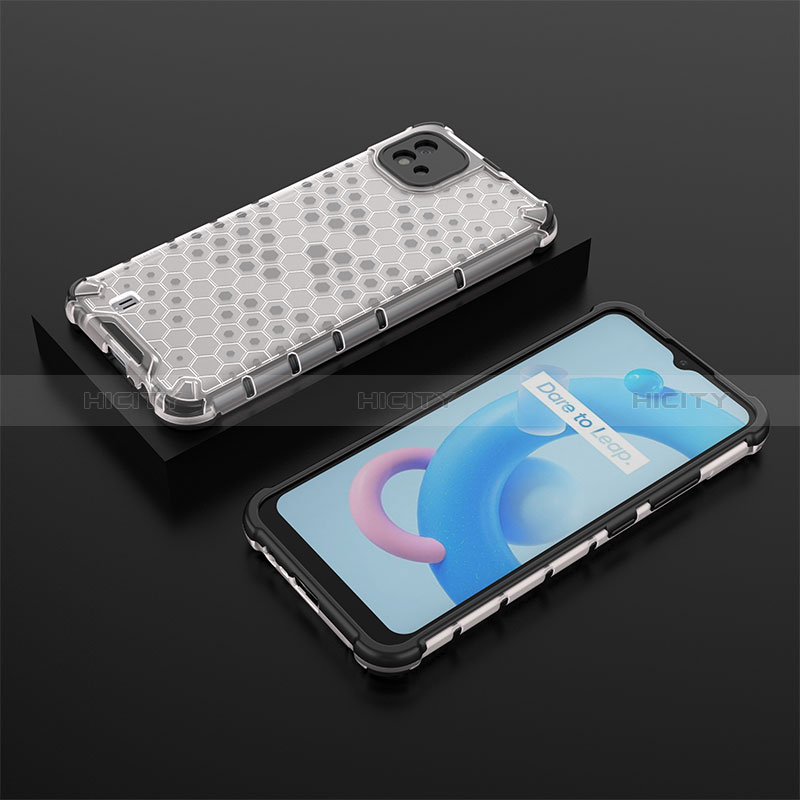 Custodia Silicone Trasparente Laterale 360 Gradi Cover AM2 per Realme C11 (2021)