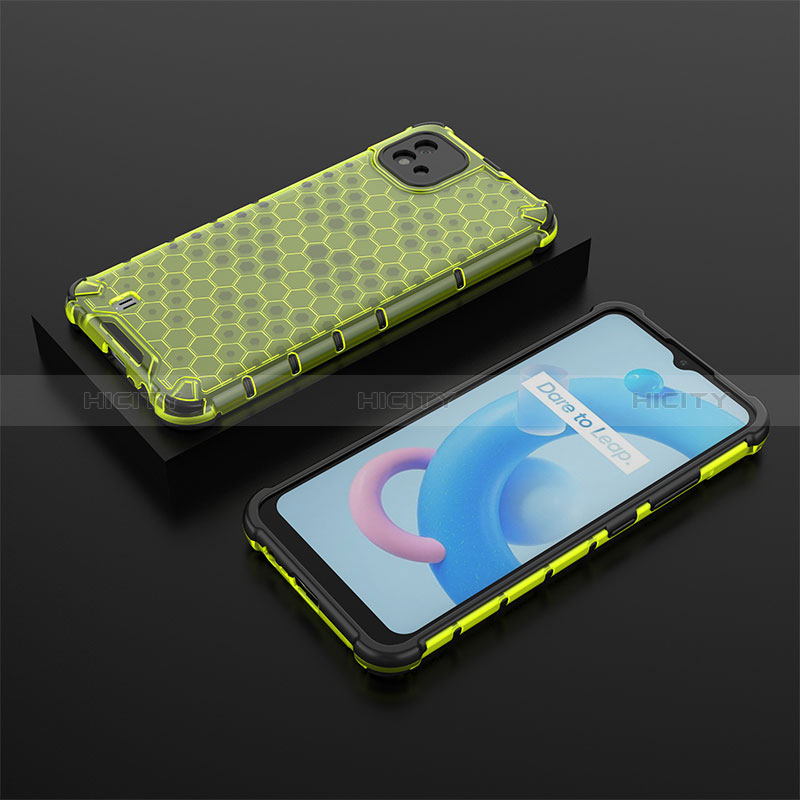 Custodia Silicone Trasparente Laterale 360 Gradi Cover AM2 per Realme C20A