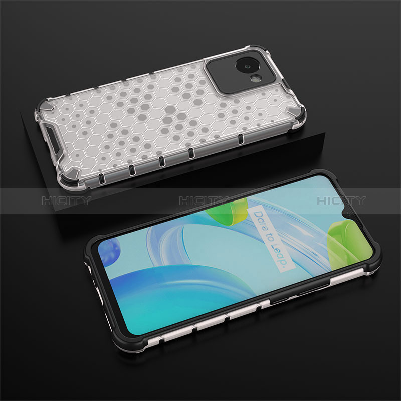 Custodia Silicone Trasparente Laterale 360 Gradi Cover AM2 per Realme C30s