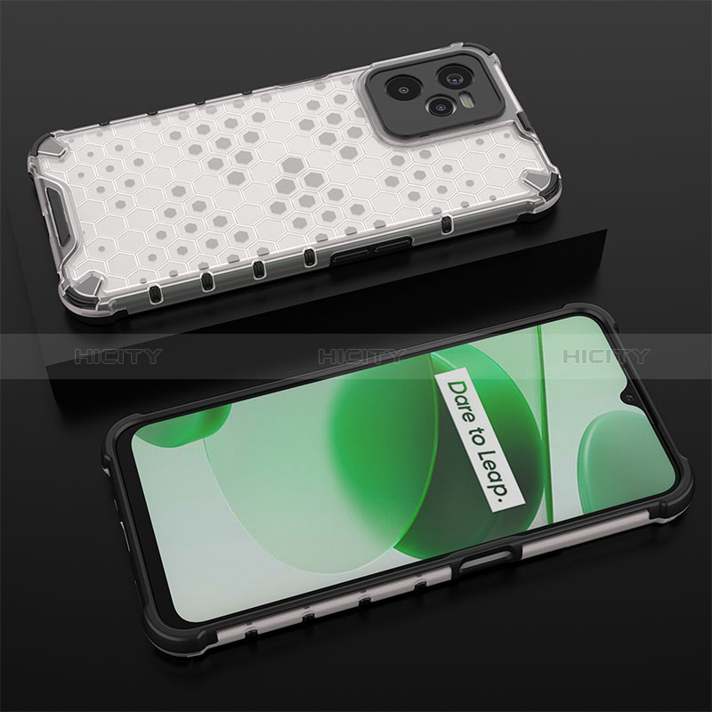 Custodia Silicone Trasparente Laterale 360 Gradi Cover AM2 per Realme C35