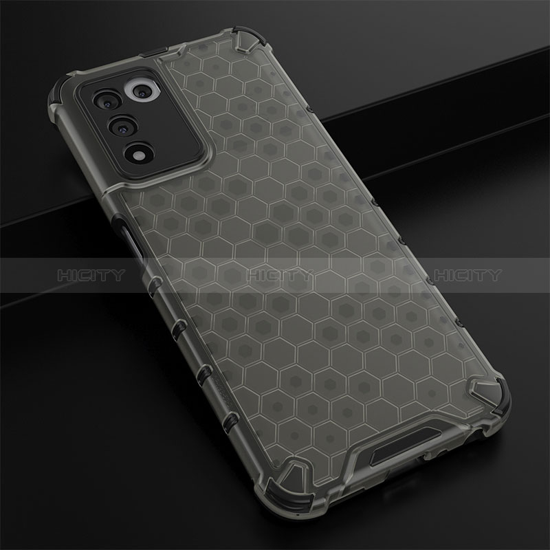 Custodia Silicone Trasparente Laterale 360 Gradi Cover AM2 per Realme Q3t 5G Nero