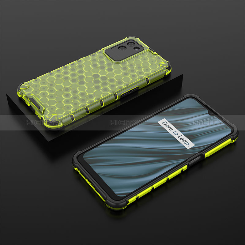 Custodia Silicone Trasparente Laterale 360 Gradi Cover AM2 per Realme V11s 5G Verde