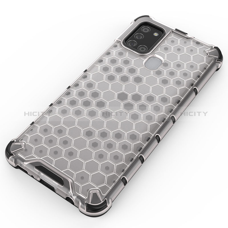 Custodia Silicone Trasparente Laterale 360 Gradi Cover AM2 per Samsung Galaxy A21s