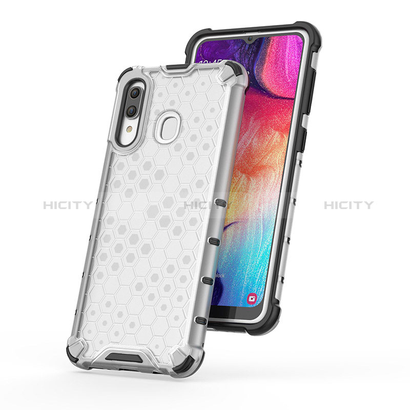 Custodia Silicone Trasparente Laterale 360 Gradi Cover AM2 per Samsung Galaxy A30