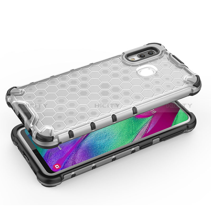 Custodia Silicone Trasparente Laterale 360 Gradi Cover AM2 per Samsung Galaxy A40