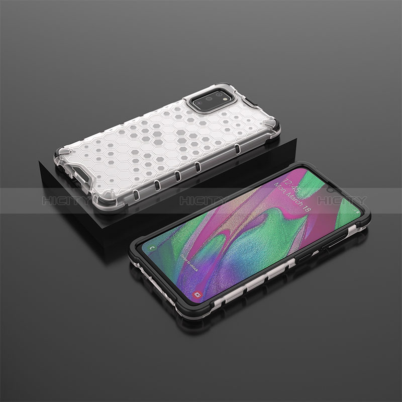 Custodia Silicone Trasparente Laterale 360 Gradi Cover AM2 per Samsung Galaxy A41