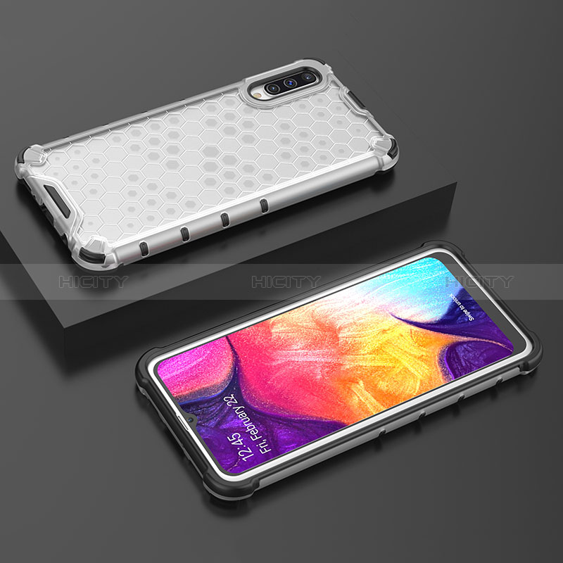 Custodia Silicone Trasparente Laterale 360 Gradi Cover AM2 per Samsung Galaxy A50