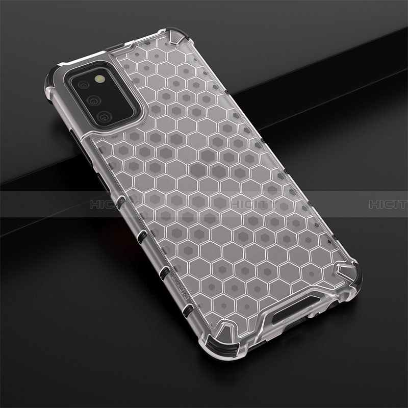 Custodia Silicone Trasparente Laterale 360 Gradi Cover AM2 per Samsung Galaxy F02S SM-E025F