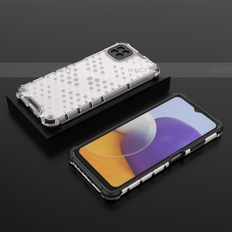 Custodia Silicone Trasparente Laterale 360 Gradi Cover AM2 per Samsung Galaxy F42 5G